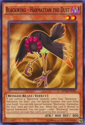 Blackwing Harmattan the Dust MP16 EN185 Common Unlimited Yu Gi Oh 2016 Mega Tins Unlimited Singles Blackwing Harmattan the Dust MP16 EN185 Common Unlimited Yu Gi Oh 2016 Mega Tins Unlimited Singles
