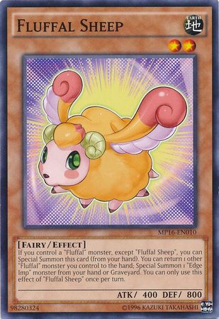Fluffal Sheep MP16 EN010 Common Unlimited Yu Gi Oh 2016 Mega Tins Unlimited Singles Fluffal Sheep MP16 EN010 Common Unlimited Yu Gi Oh 2016 Mega Tins Unlimited Singles