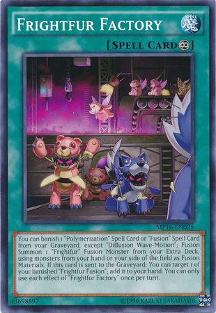 Frightfur Factory MP16 EN025 Common Unlimited Yu Gi Oh 2016 Mega Tins Unlimited Singles Frightfur Factory MP16 EN025 Common Unlimited Yu Gi Oh 2016 Mega Tins Unlimited Singles