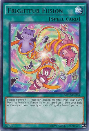 Frightfur Fusion MP16 EN026 Rare Unlimited Yu Gi Oh 2016 Mega Tins Unlimited Singles Frightfur Fusion MP16 EN026 Rare Unlimited Yu Gi Oh 2016 Mega Tins Unlimited Singles