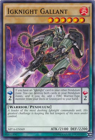 Igknight Gallant MP16 EN069 Common Unlimited Yu Gi Oh 2016 Mega Tins Unlimited Singles Igknight Gallant MP16 EN069 Common Unlimited Yu Gi Oh 2016 Mega Tins Unlimited Singles