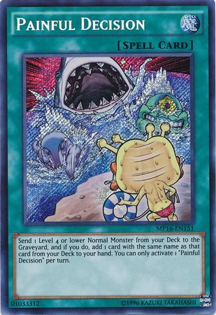 Painful Decision MP16 EN151 Secret Rare Unlimited Painful Decision MP16 EN151 Secret Rare Unlimited