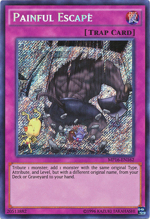 Painful Escape MP16 EN162 Secret Rare Unlimited Painful Escape MP16 EN162 Secret Rare Unlimited