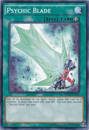 Psychic Blade MP16 EN150 Common Unlimited Yu Gi Oh 2016 Mega Tins Unlimited Singles Psychic Blade MP16 EN150 Common Unlimited Yu Gi Oh 2016 Mega Tins Unlimited Singles