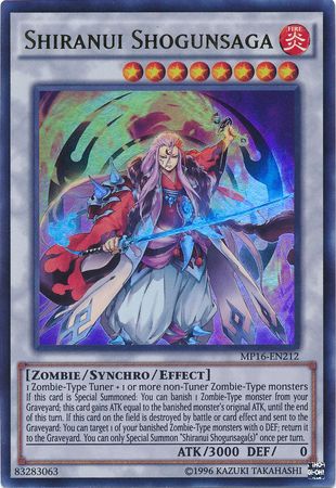 Shiranui Shogunsaga MP16 EN212 Ultra Rare Unlimited Yu Gi Oh 2016 Mega Tins Unlimited Singles Shiranui Shogunsaga MP16 EN212 Ultra Rare Unlimited Yu Gi Oh 2016 Mega Tins Unlimited Singles