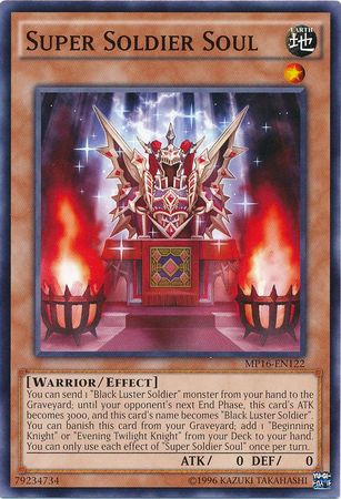 Super Soldier Soul MP16 EN122 Common Unlimited Yu Gi Oh 2016 Mega Tins Unlimited Singles Super Soldier Soul MP16 EN122 Common Unlimited Yu Gi Oh 2016 Mega Tins Unlimited Singles