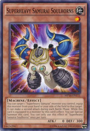 Superheavy Samurai Soulhorns MP16 EN111 Common Unlimited Superheavy Samurai Soulhorns MP16 EN111 Common Unlimited