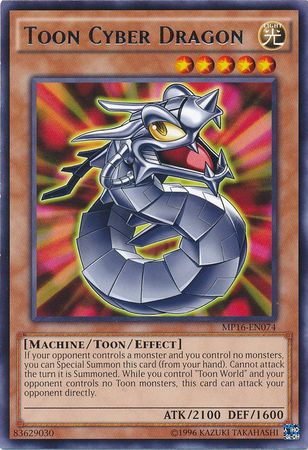 Toon Cyber Dragon MP16 EN074 Rare Unlimited Yu Gi Oh 2016 Mega Tins Unlimited Singles Toon Cyber Dragon MP16 EN074 Rare Unlimited Yu Gi Oh 2016 Mega Tins Unlimited Singles