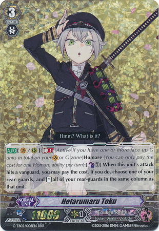 Hotarumaru Toku G TB02 008EN Triple Rare RRR G Title Booster 2 Touken Ranbu Online Singles Hotarumaru Toku G TB02 008EN Triple Rare RRR G Title Booster 2 Touken Ranbu Online Singles