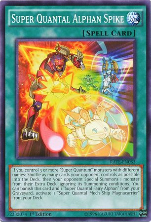 Super Quantal Alphan Spike RATE EN063 Common 1st Edition Raging Tempest 1st Edition Singles Super Quantal Alphan Spike RATE EN063 Common 1st Edition Raging Tempest 1st Edition Singles