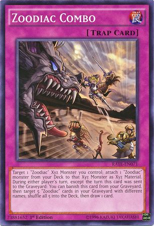 Zoodiac Combo RATE EN071 Common 1st Edition Zoodiac Combo RATE EN071 Common 1st Edition