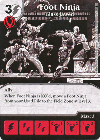 Foot Ninja Glass Jawed TMNT Heroes in a Half Shell Dice Masters Foot Ninja Glass Jawed TMNT Heroes in a Half Shell Dice Masters
