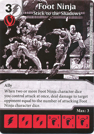 Foot Ninja Stick to the Shadows TMNT Heroes in a Half Shell Dice Masters Foot Ninja Stick to the Shadows TMNT Heroes in a Half Shell Dice Masters