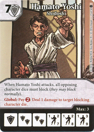 Hamato Yoshi Shidoshi TMNT Heroes in a Half Shell Dice Masters Hamato Yoshi Shidoshi TMNT Heroes in a Half Shell Dice Masters