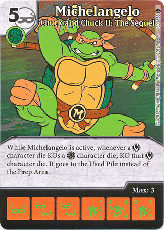 Michelangelo Chuck and Chuck II The Sequel Michelangelo Chuck and Chuck II The Sequel