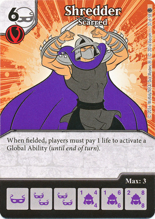 Shredder Scarred Shredder Scarred