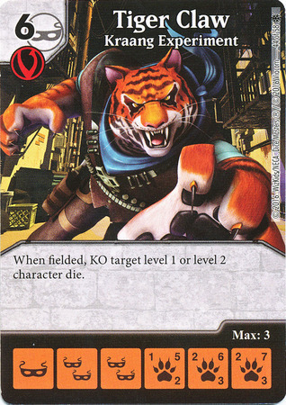 Tiger Claw Krang Experiment Tiger Claw Krang Experiment