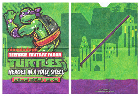 TMNT Heroes in a Half Shell Donatello Dice Bag Dice Masters All Dice Masters Sealed Product TMNT Heroes in a Half Shell Donatello Dice Bag Dice Masters All Dice Masters Sealed Product