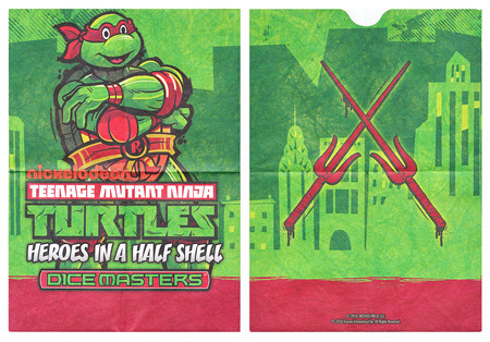 TMNT Heroes in a Half Shell Raphael Dice Bag Dice Masters All Dice Masters Sealed Product TMNT Heroes in a Half Shell Raphael Dice Bag Dice Masters All Dice Masters Sealed Product