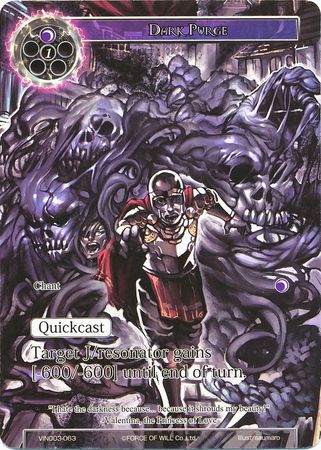 Dark Purge VIN003 063 Force of Will Vingolf 3 Ruler All Stars Singles Dark Purge VIN003 063 Force of Will Vingolf 3 Ruler All Stars Singles