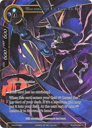 Machina the Clockwork King VIN003 080 Force of Will Vingolf 3 Ruler All Stars Singles Machina the Clockwork King VIN003 080 Force of Will Vingolf 3 Ruler All Stars Singles