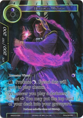 Darkness Wizard VIN003 064 Foil Force of Will Vingolf 3 Ruler All Stars Foil Singles Darkness Wizard VIN003 064 Foil Force of Will Vingolf 3 Ruler All Stars Foil Singles
