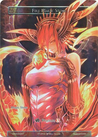 Fire Magic Stone VIN003 097 Foil Force of Will Vingolf 3 Ruler All Stars Foil Singles Fire Magic Stone VIN003 097 Foil Force of Will Vingolf 3 Ruler All Stars Foil Singles