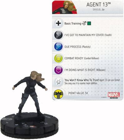 Agent 13 011 Captain America Civil War Movie Gravity Feed Marvel Heroclix Agent 13 011 Captain America Civil War Movie Gravity Feed Marvel Heroclix