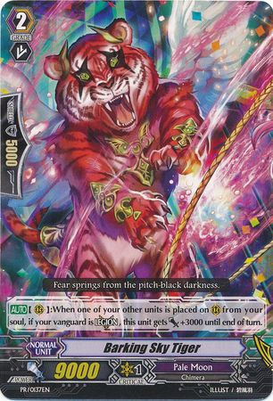 Barking Sky Tiger PR 0137EN Promo Barking Sky Tiger PR 0137EN Promo