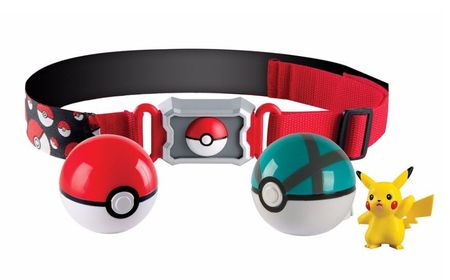 Clip n Carry Poke Ball Belt w Net Ball Pikachu Figure Tomy T18889D Pokemon Official Pokemon Plushes Toys Apparel Clip n Carry Poke Ball Belt w Net Ball Pikachu Figure Tomy T18889D Pokemon Official Pokemon Plushes Toys Apparel