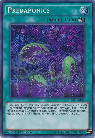 Predaponics FUEN EN011 Secret Rare 1st Edition Predaponics FUEN EN011 Secret Rare 1st Edition
