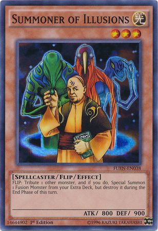 Summoner of Illusions FUEN EN038 Super Rare 1st Edition Fusion Enforcers 1st Edition Singles Summoner of Illusions FUEN EN038 Super Rare 1st Edition Fusion Enforcers 1st Edition Singles