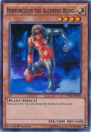 Homunculus the Alchemic Being FUEN EN045 Super Rare 1st Edition Fusion Enforcers 1st Edition Singles Homunculus the Alchemic Being FUEN EN045 Super Rare 1st Edition Fusion Enforcers 1st Edition Singles
