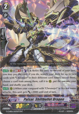 Pulsar Shiftbullet Dragon G CHB01 007EN Triple Rare RRR G Character Booster 1 TRY3 NEXT Singles Pulsar Shiftbullet Dragon G CHB01 007EN Triple Rare RRR G Character Booster 1 TRY3 NEXT Singles