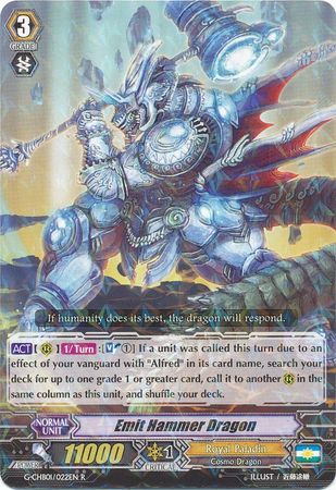 Emit Hammer Dragon G CHB01 022EN Rare R G Character Booster 1 TRY3 NEXT Singles Emit Hammer Dragon G CHB01 022EN Rare R G Character Booster 1 TRY3 NEXT Singles