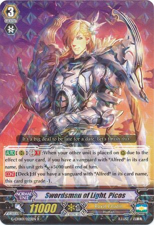 Swordsman of Light Picos G CHB01 023EN Rare R G Character Booster 1 TRY3 NEXT Singles Swordsman of Light Picos G CHB01 023EN Rare R G Character Booster 1 TRY3 NEXT Singles