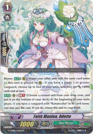 Faith Maiden Odette G CHB01 041EN Rare R Faith Maiden Odette G CHB01 041EN Rare R