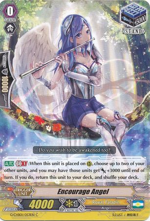 Encourage Angel G CHB01 053EN Common C G Character Booster 1 TRY3 NEXT Singles Encourage Angel G CHB01 053EN Common C G Character Booster 1 TRY3 NEXT Singles