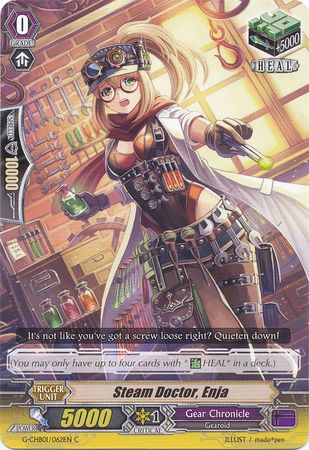 Steam Doctor Enja G CHB01 062EN Common C G Character Booster 1 TRY3 NEXT Singles Steam Doctor Enja G CHB01 062EN Common C G Character Booster 1 TRY3 NEXT Singles
