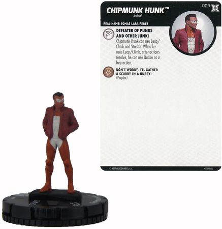 Chipmunk Hunk 009 Deadpool and X Force Booster Set Marvel Heroclix Chipmunk Hunk 009 Deadpool and X Force Booster Set Marvel Heroclix