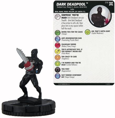 Marvel Heroclix Deadpool and X-Force Solo #022a 