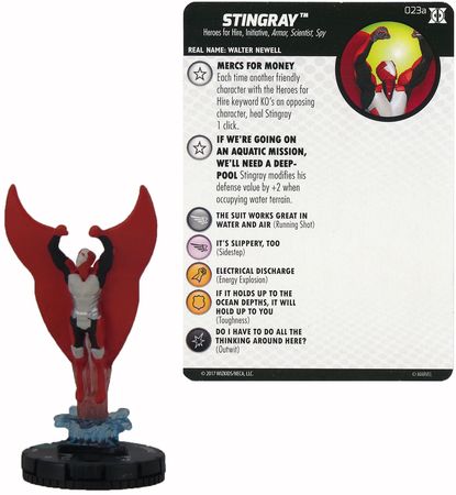 Stingray 023a Deadpool and X Force Booster Set Marvel Heroclix Stingray 023a Deadpool and X Force Booster Set Marvel Heroclix