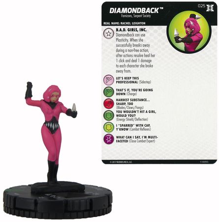 Diamondback 025 Deadpool and X Force Booster Set Marvel Heroclix Deadpool and X Force Singles Diamondback 025 Deadpool and X Force Booster Set Marvel Heroclix Deadpool and X Force Singles