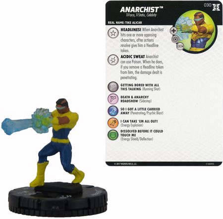 Anarchist 030 Deadpool and X Force Booster Set Marvel Heroclix Anarchist 030 Deadpool and X Force Booster Set Marvel Heroclix