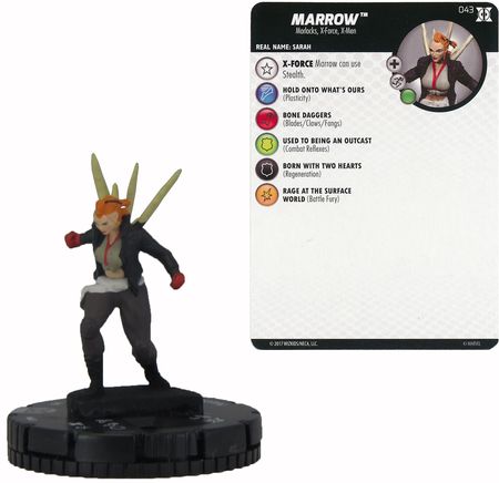 Marrow 043 Deadpool and X Force Booster Set Marvel Heroclix Marrow 043 Deadpool and X Force Booster Set Marvel Heroclix