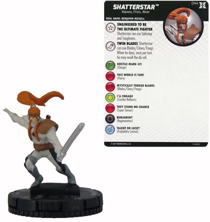 Shatterstar 044 Deadpool and X Force Booster Set Marvel Heroclix Shatterstar 044 Deadpool and X Force Booster Set Marvel Heroclix