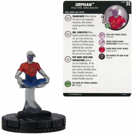 Orphan 045 Deadpool and X Force Booster Set Marvel Heroclix Orphan 045 Deadpool and X Force Booster Set Marvel Heroclix