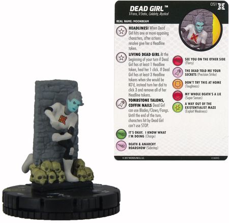 Dead Girl 051 Deadpool and X Force Booster Set Marvel Heroclix Dead Girl 051 Deadpool and X Force Booster Set Marvel Heroclix