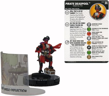 Pirate Deadpool 065 Chase Rare Deadpool and X Force Booster Set Marvel Heroclix Pirate Deadpool 065 Chase Rare Deadpool and X Force Booster Set Marvel Heroclix