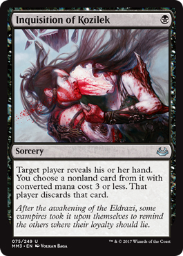 Inquisition of Kozilek 075 249 Modern Masters 2017 Singles Inquisition of Kozilek 075 249 Modern Masters 2017 Singles
